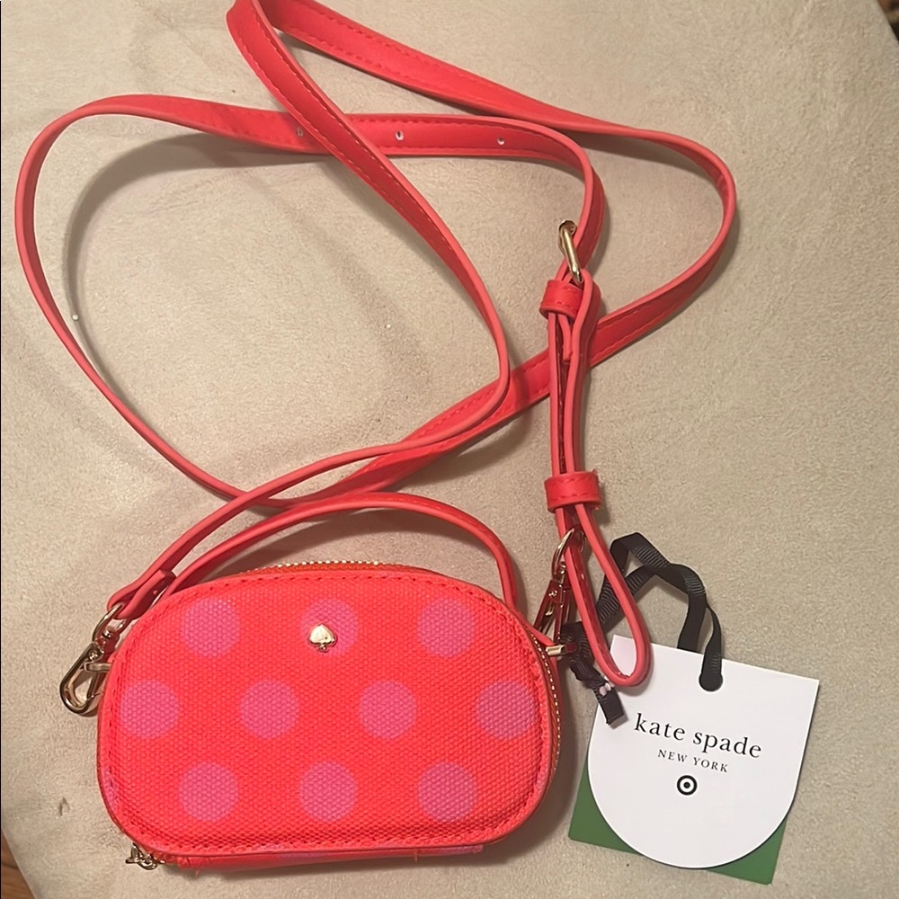 Kate Spade red mini crossbody NWT